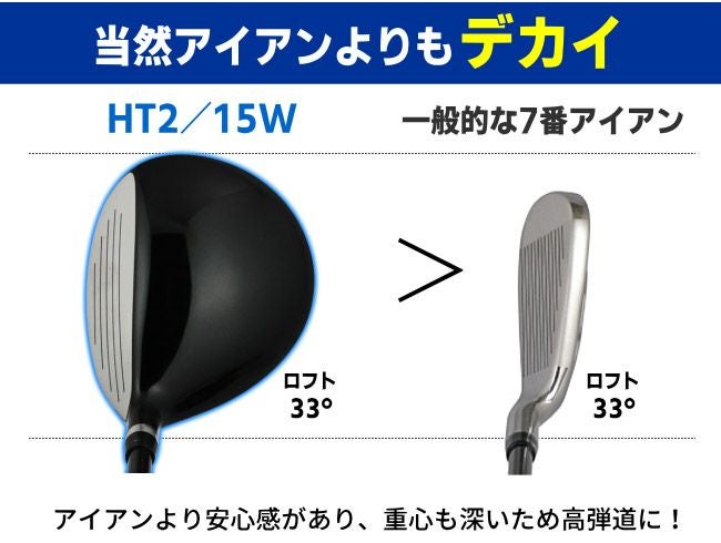 FD-60：標準シャフト】【2W～21Wまで】 Larouge-HT2 ドデカ短尺