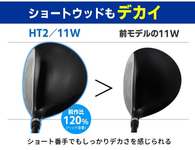 FD-50：軽量シャフト】【2W～21Wまで】 Larouge-HT2 ドデカ短尺