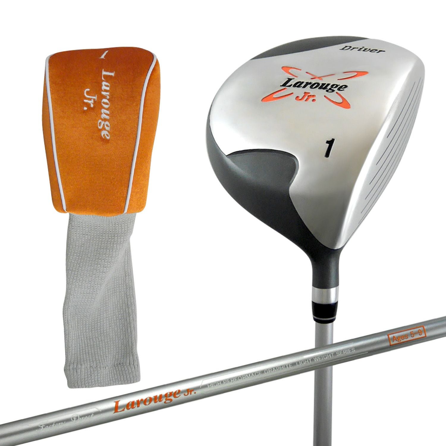 Larougeジュニア用ドライバー単品【オレンジ】5-9才用（110-130cm
