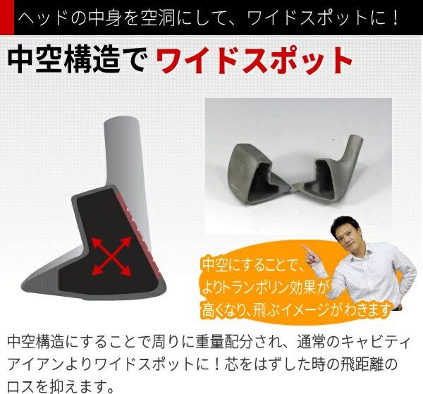FD-50：軽量シャフト】FLIT-BOX マレージングU-アイアン（UI3/UI4/UI5