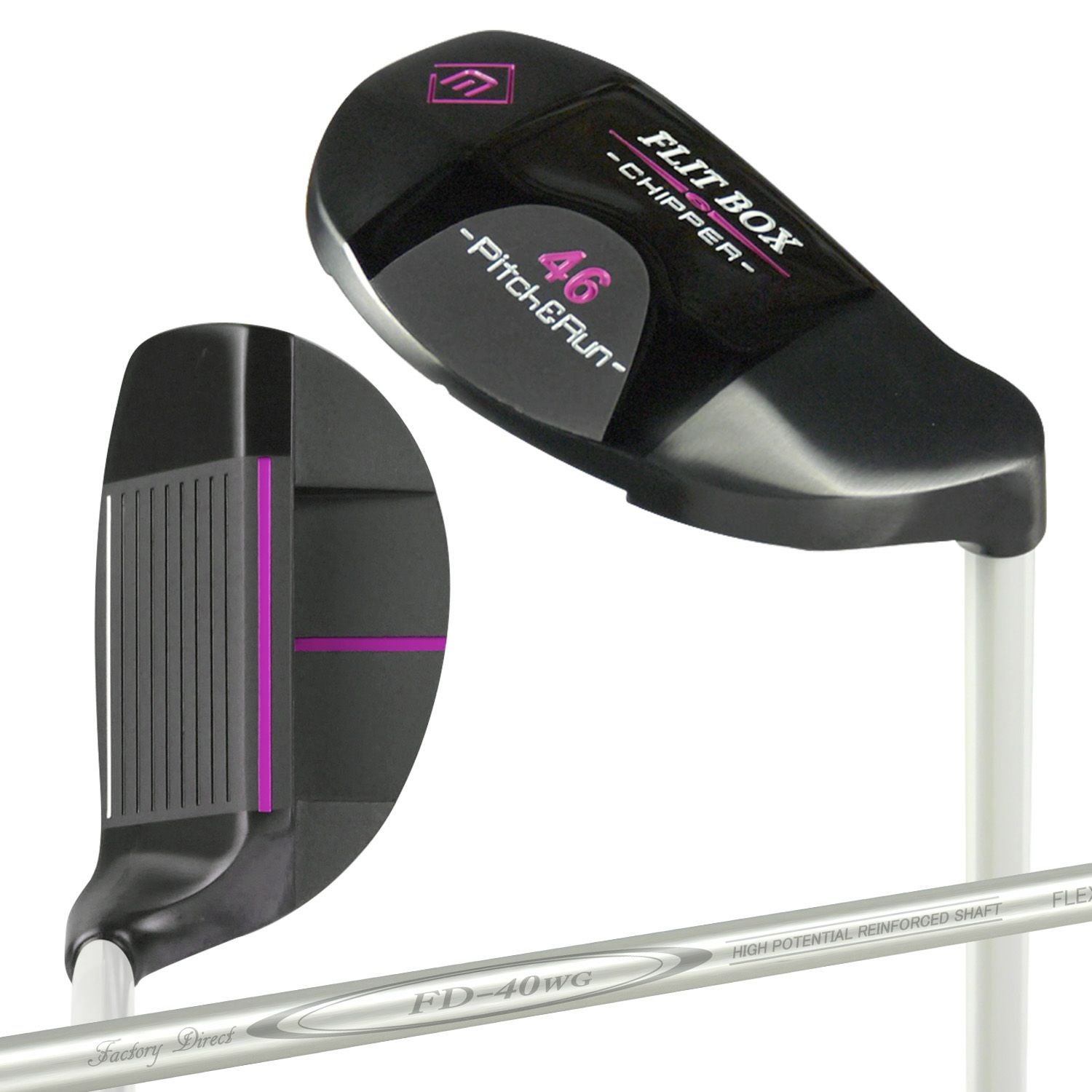 右用 レディース FLIT-BOX BK チッパー 選べるロフト（36°/46°/56