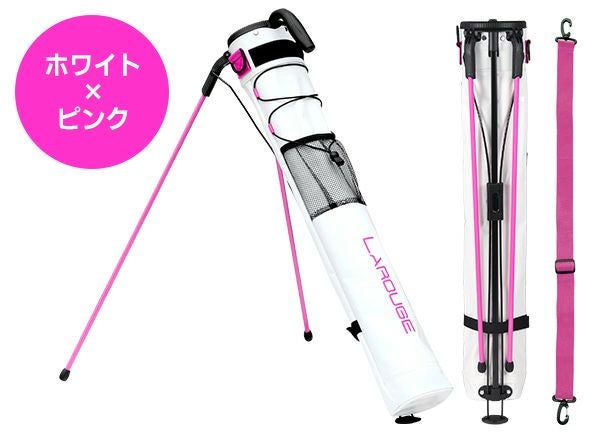 訳あり】Larouge ターポリン セルフスタンドクラブケース：【製造直販