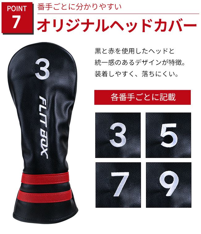 FD-60：標準シャフト】FLIT-BOX7 フェアウェイウッド ：【製造直販