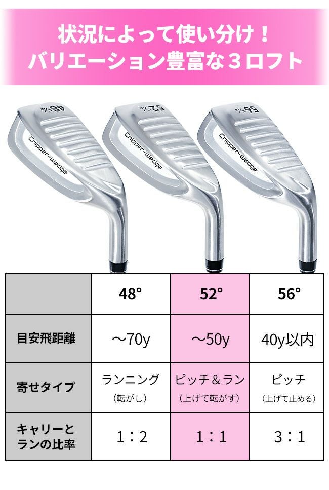 レディース】FLIT-BOX チッパーウェッジ カーボンシャフト 選べる